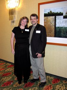 Hannah Alexander (Mel and Cheryl Hodde) at Christy Award ceremony